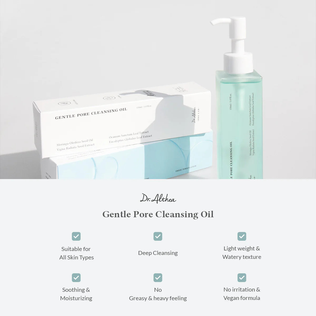 DR. ALTHEA GENTLE PORE VEGAN CLEANSING OIL 150ml