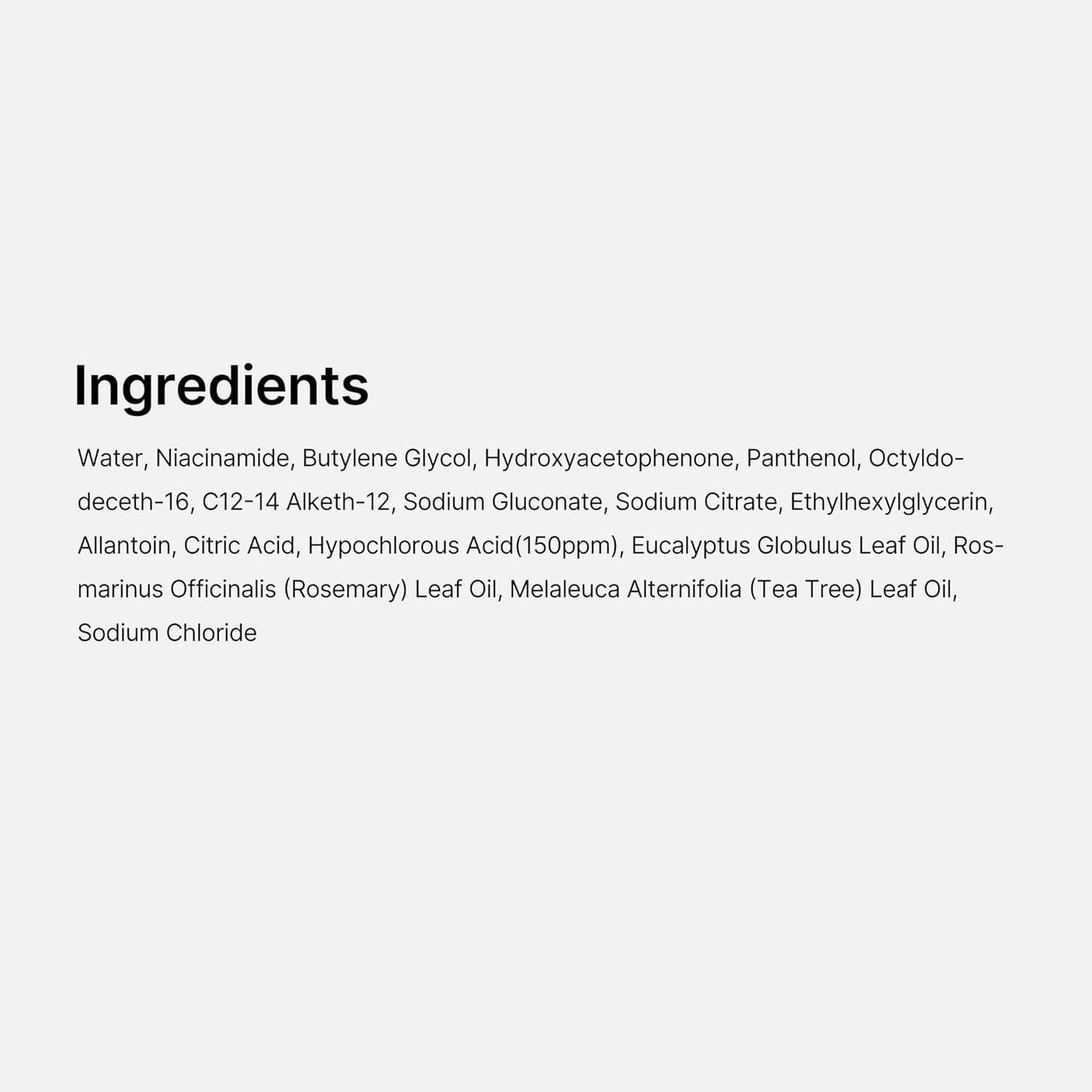 Medicube Hypochlorous Acid Daily Facial Spray 125ml