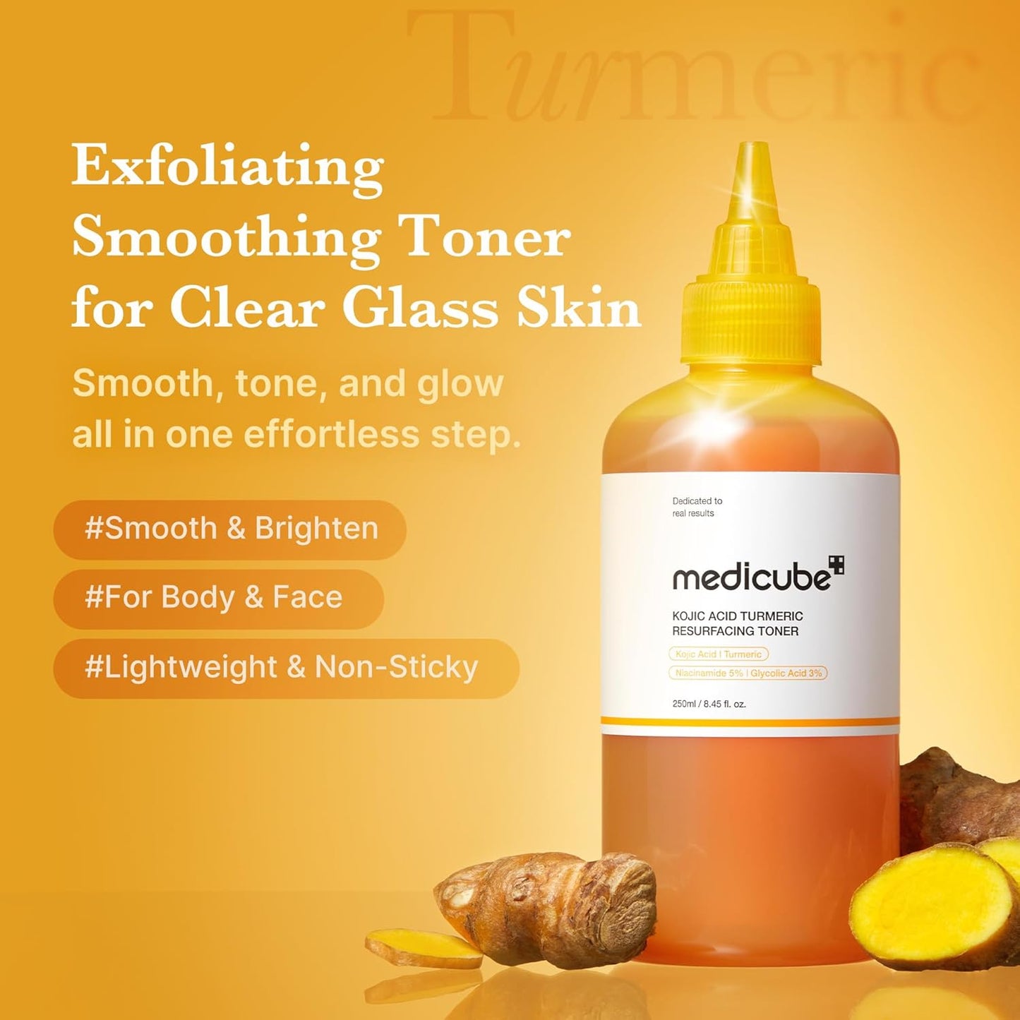 MEDICUBE KOJIC ACID TURMERIC TONER