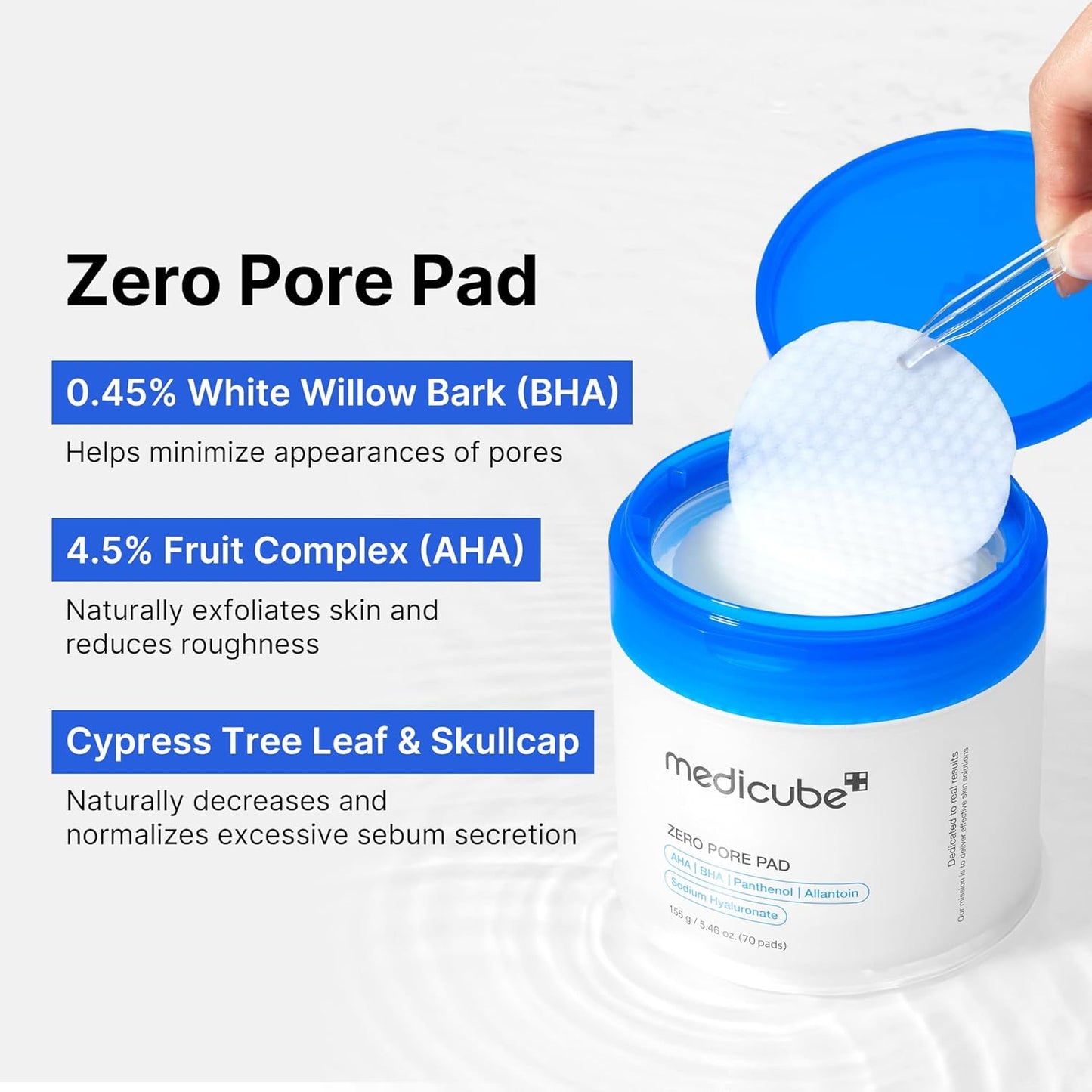 MEDICUBE Zero Pore Pad 2.0 (70 unidades)