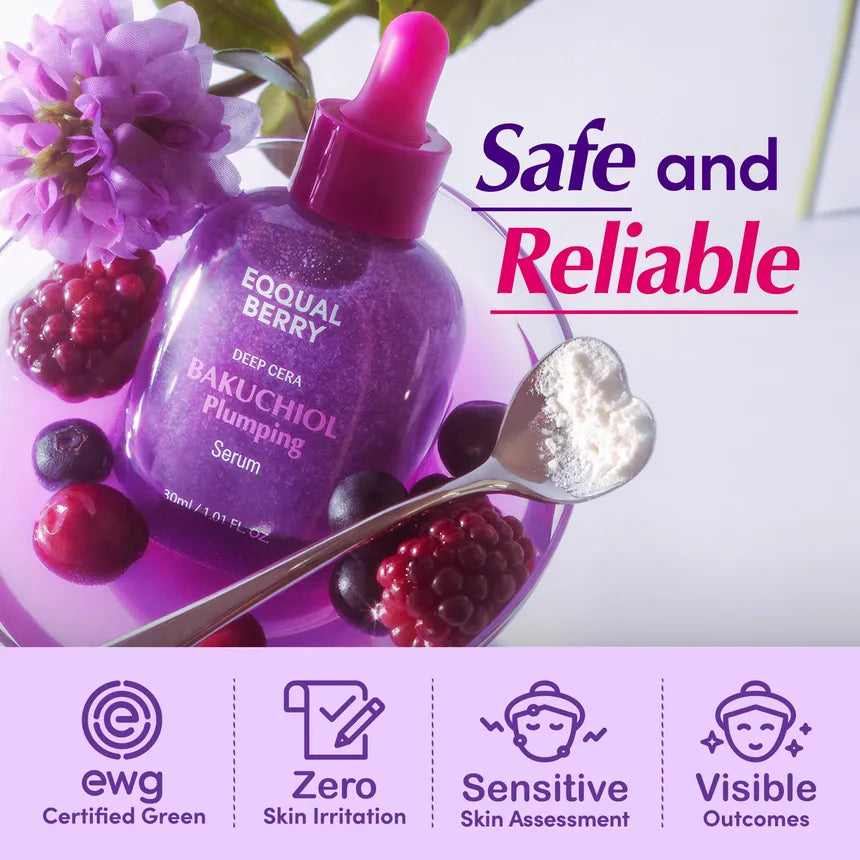 EQQUALBERRY - Sérum Facial Bakuchiol Plumping Serum