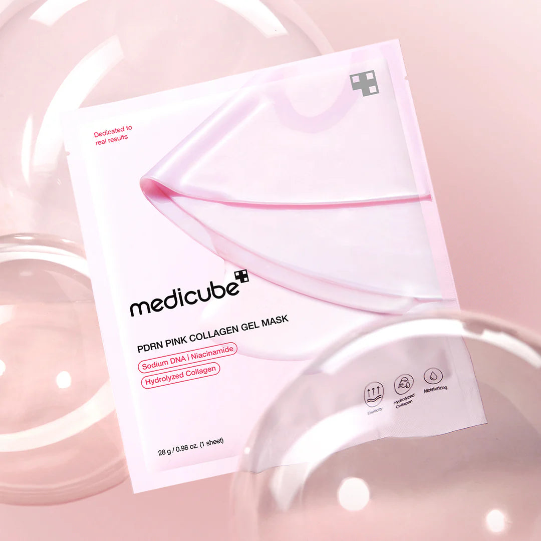 Salmon PDRN Pink Collagen Jelly Gel Mask pack 4 unidades