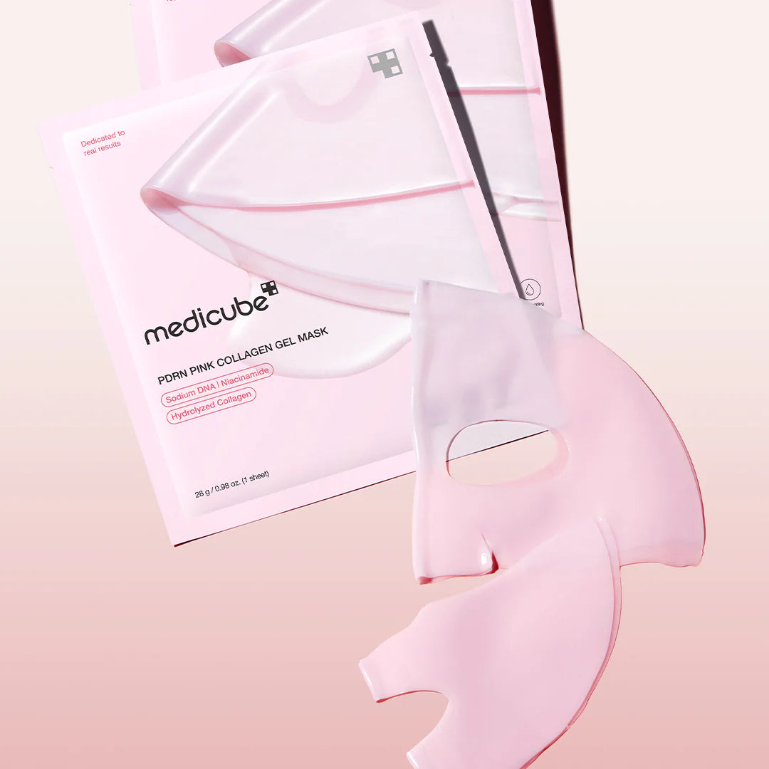 Salmon PDRN Pink Collagen Jelly Gel Mask pack 4 unidades