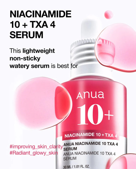 Anua - Sérum con Niacinamida Niacinamide 10% + TXA 4% Serum 30ml