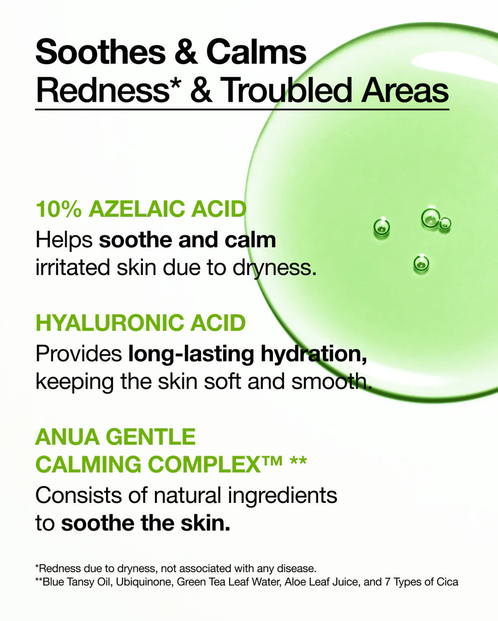Anua - Azelaic Acid 10 Hyaluron Redness Soothing Serum 30ml
