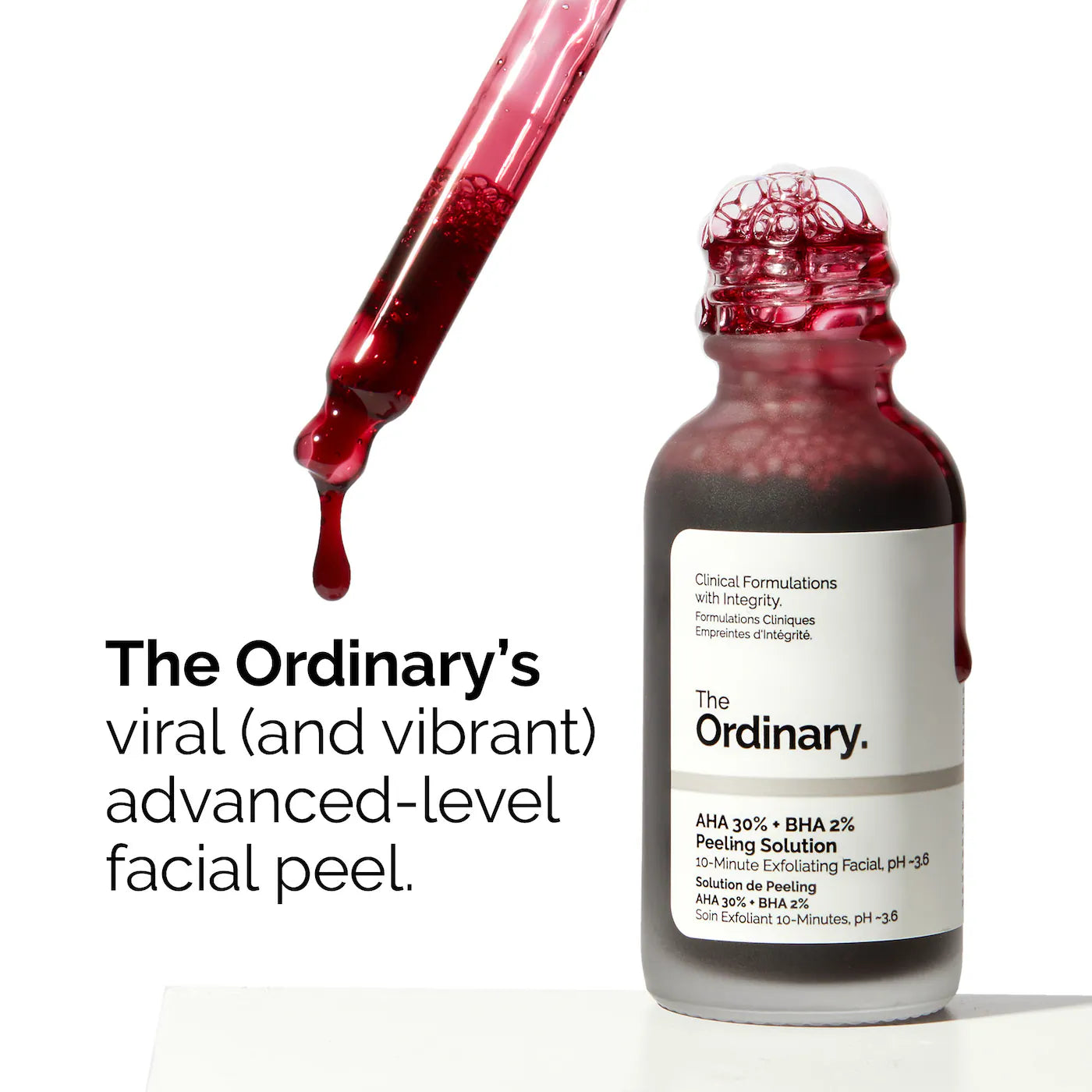 The Ordinary AHA 30% + BHA 2% Peeling Solution 30ml | Sérum exfoliante