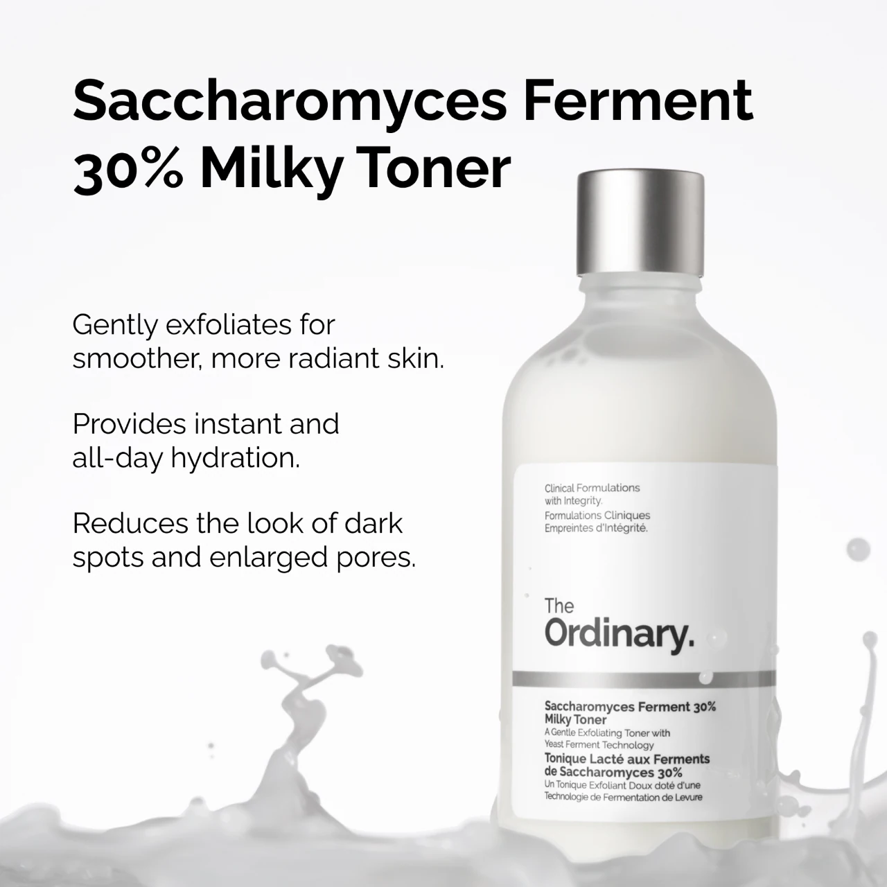 Tónico Lechoso con Fermento de Saccharomyces al 30% The Ordinary
