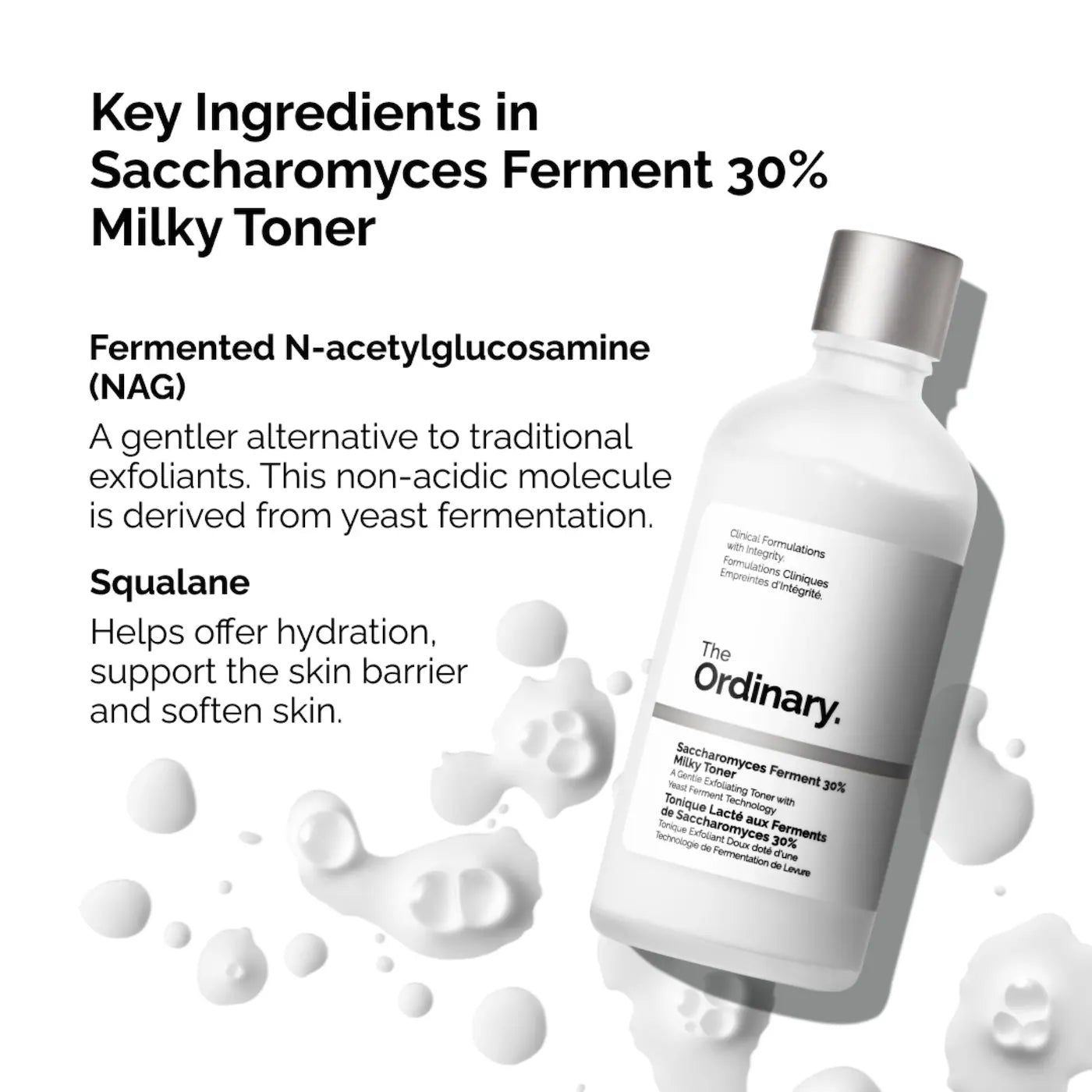 Tónico Lechoso con Fermento de Saccharomyces al 30% The Ordinary
