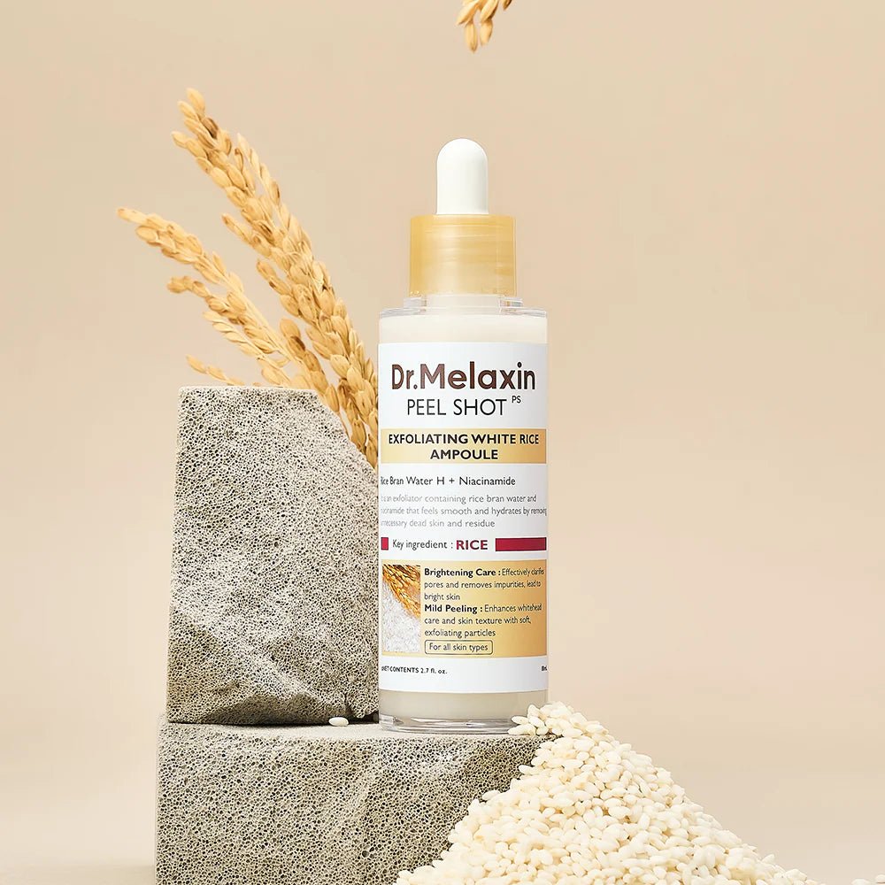 Dr Melaxin Peel Shot Exfoliating White Rice Ampoule