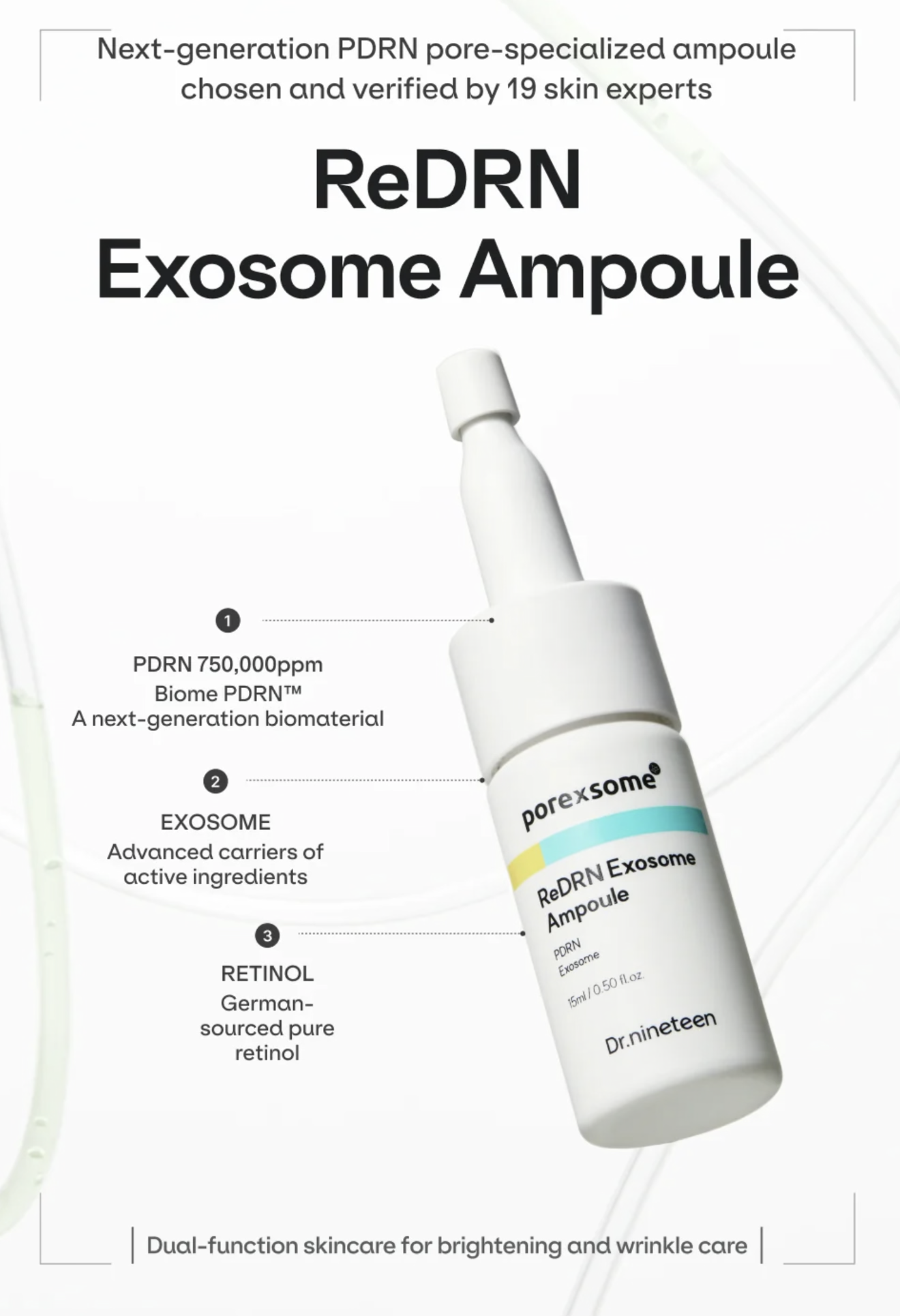 Dr.nineteen PoreXsome ReDRN Exosome Ampoule 15ml X 2