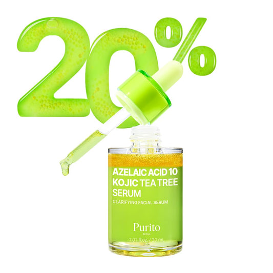 PURITO Suero de árbol de té kójico de ácido azelaico 10 30ml