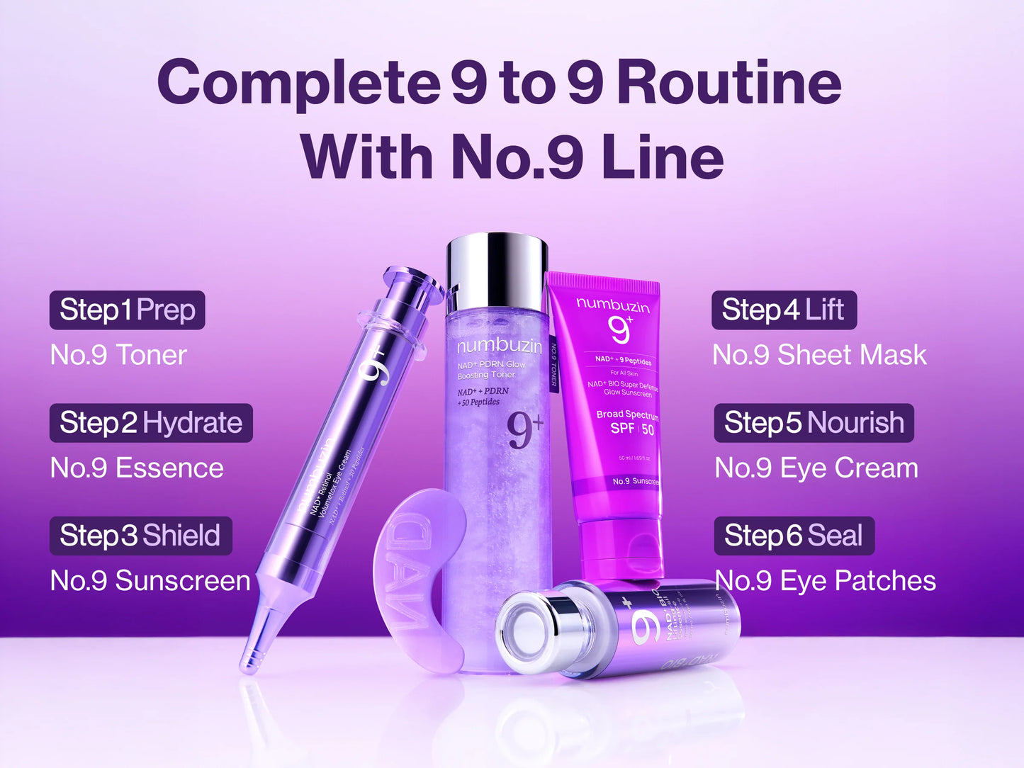 Numbuzin No.9 NAD PDRN Glow Boosting Toner 150ml