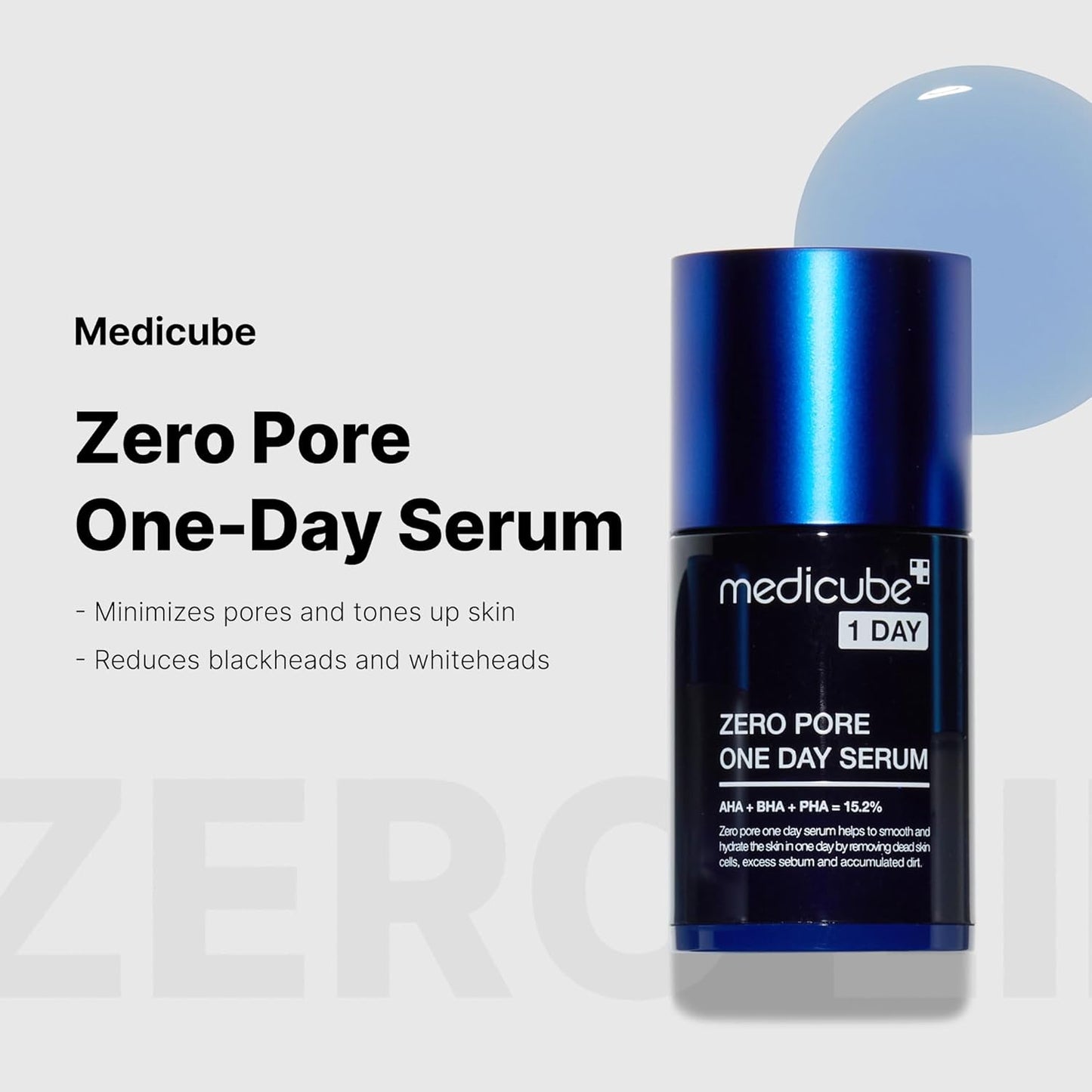 [Sérum cuidado de poros] Medicube Zero Pore One Day Serum 30ml
