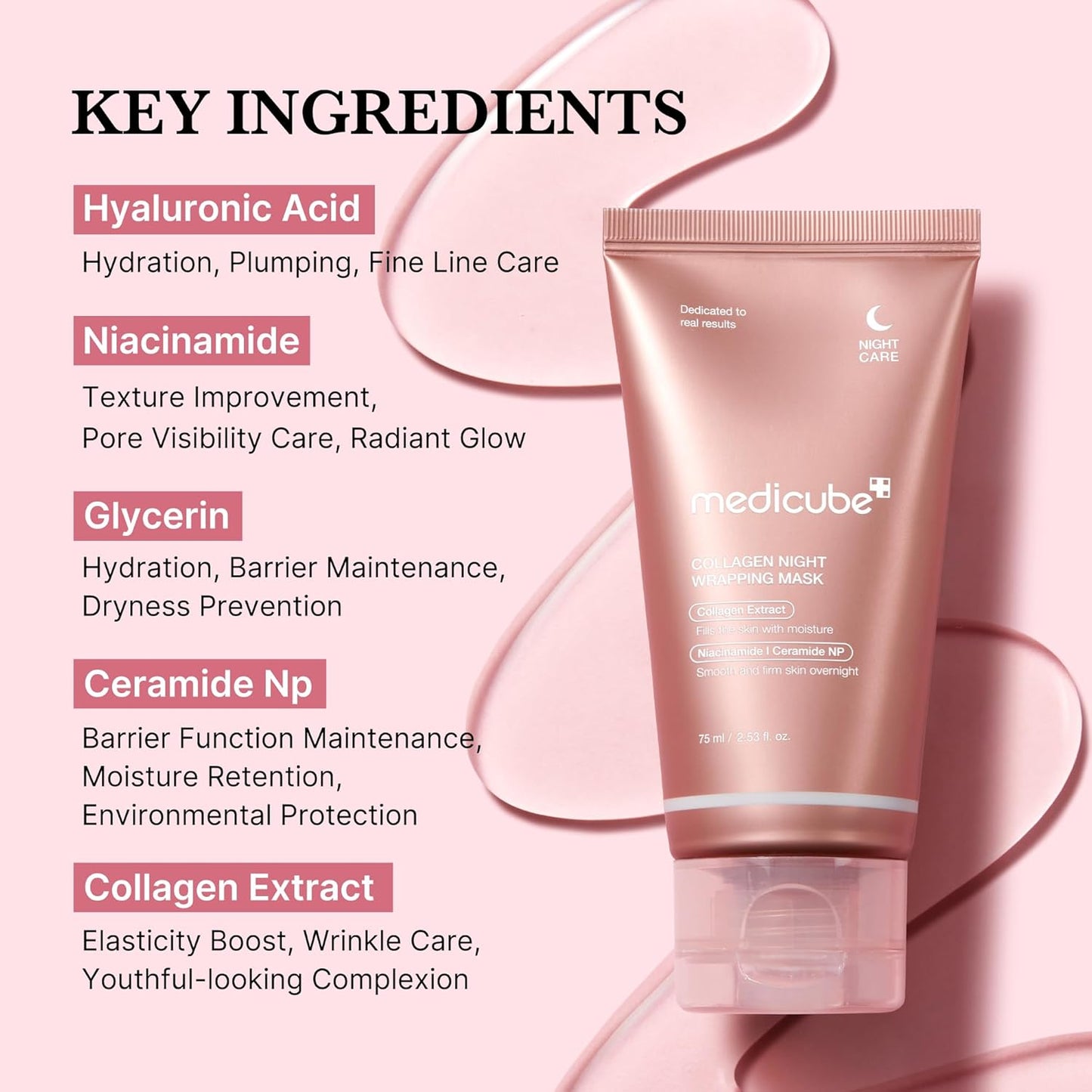 [Mascarilla facial] Medicube Collagen Night Wrapping Mask 75ml