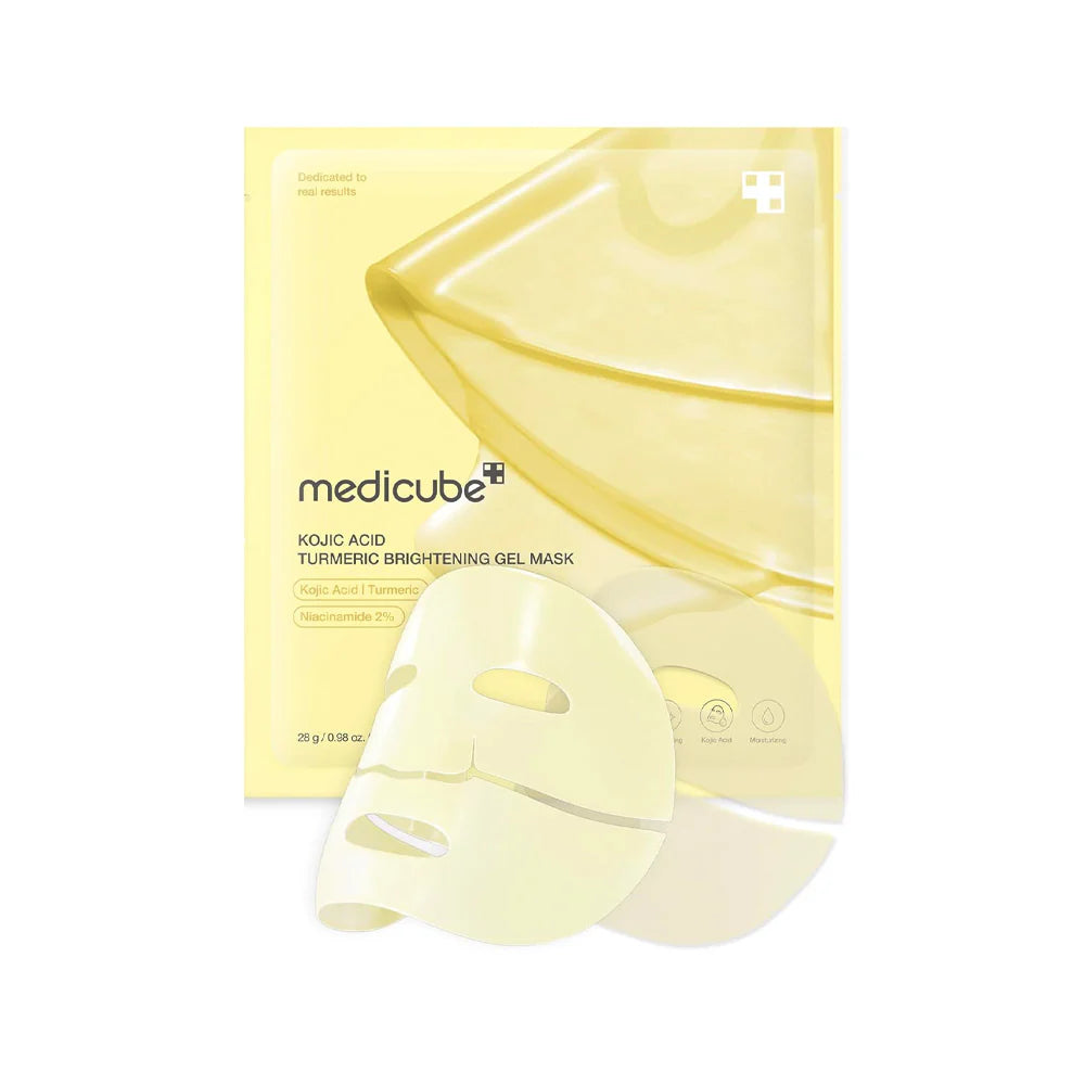 Medicube Kojic Acid Turmeric Brightening Gel Mask( Contiene 4 unidades)
