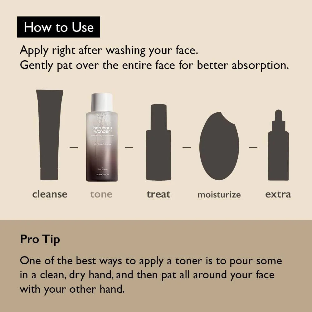 HaruHaru Wonder Black Rice Hyaluronic Toner First Essence 150ml