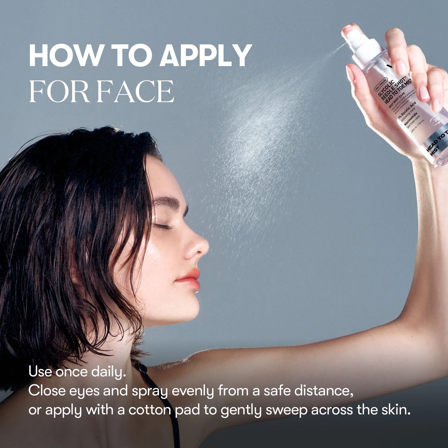 Vt cosmetics Glycolic Reedle Shot Head To Toe Mist 120 ml