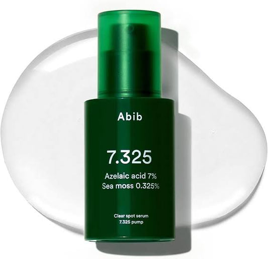 Abib Clear spot serum 7.325 pump with Seamoss Extract, Azelaic Acid, Succinic Acid