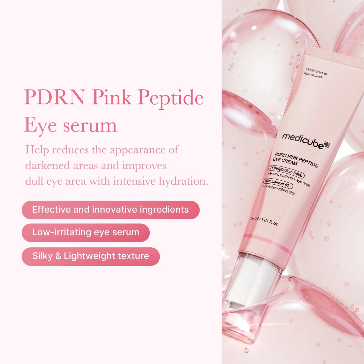 Medicube - PDRN Pink Peptide Eye Cream 30ml