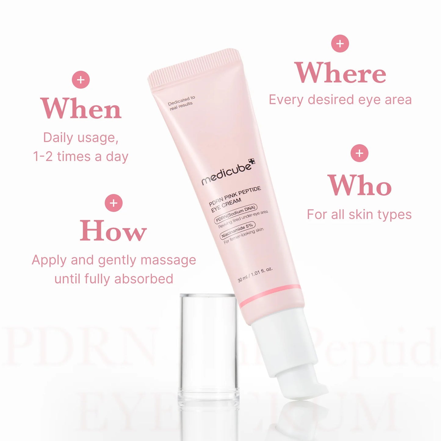 Medicube - PDRN Pink Peptide Eye Cream 30ml