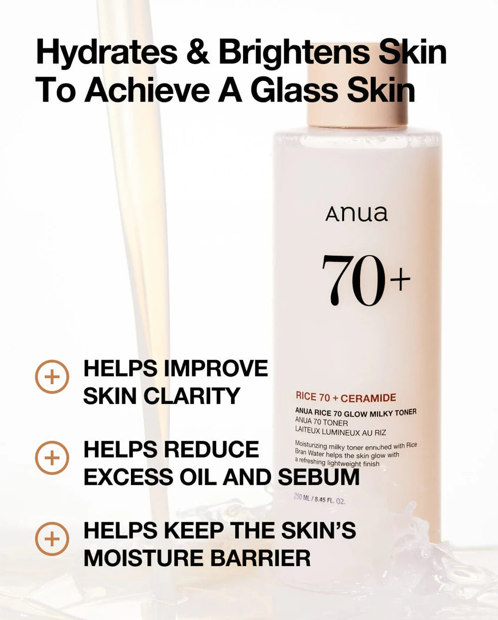 Anua - Rice 70 Glow Milky Toner
