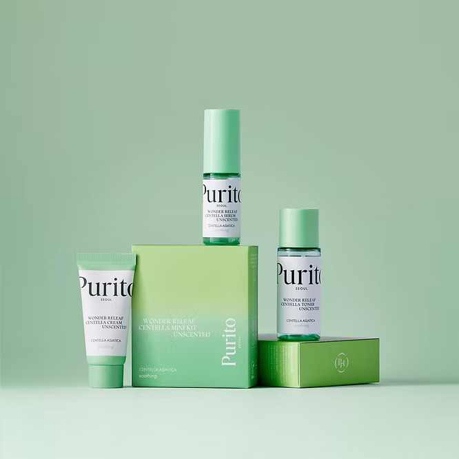 Purito SEOUL Wonder Releaf Centella Mini Kit Unscented